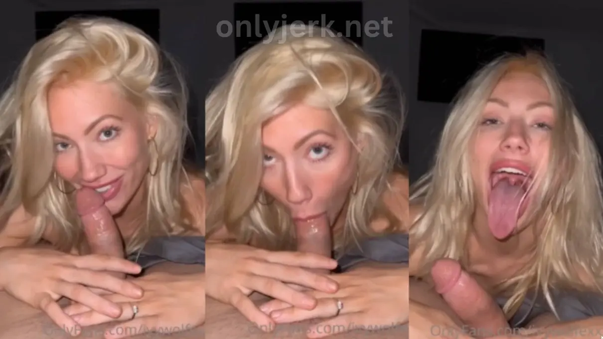 Ivy Wolfe Sucking Dick, Swallowing And Showing Tits