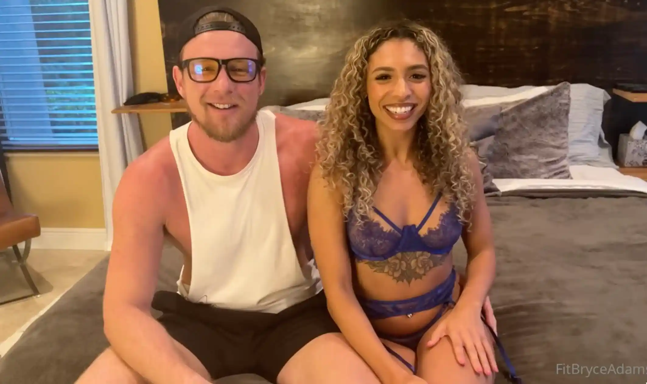 Bryce Adams Full Face Rough BG With Mila Kylie