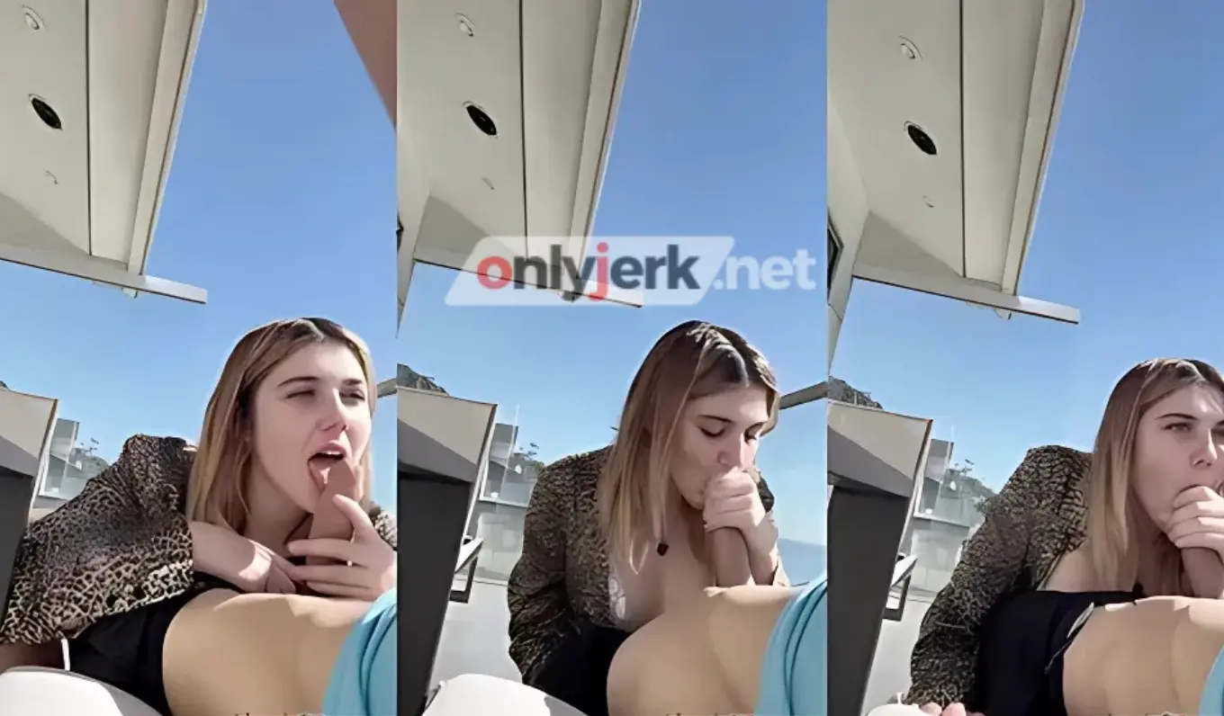 Alexis Evans Balcony Blowjob Porn Video Leaked