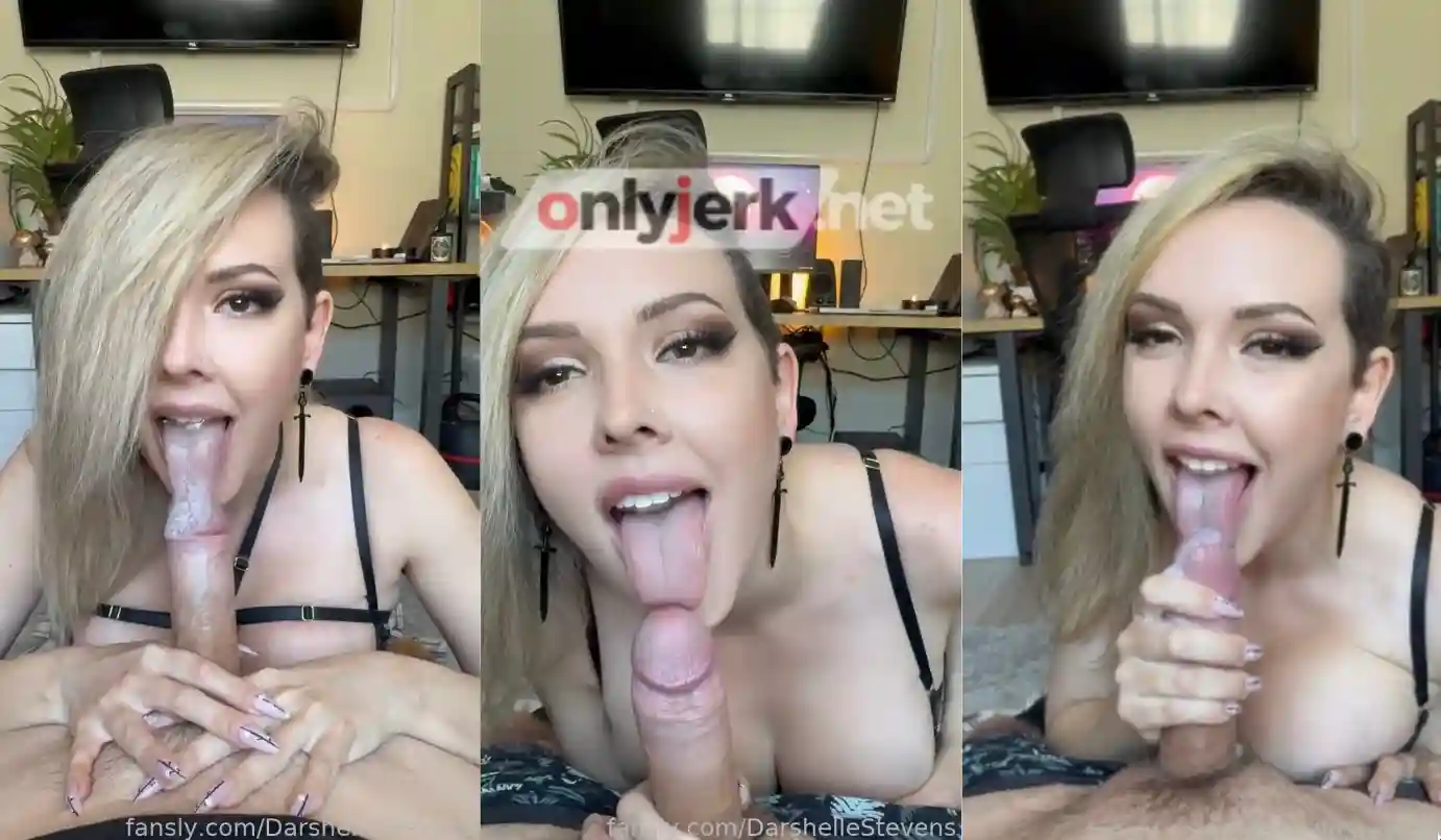 Darshelle Stevens – Fansly Blowjob With Two Cumshots PPV