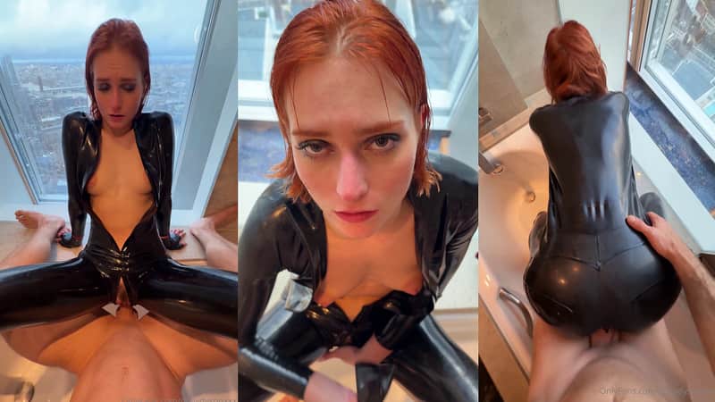 Dolly Dyson BG Creampie In A Latex Suit