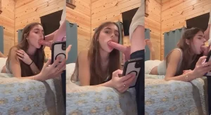 Kinsley Wyatt | Give A Head While On Her Phone