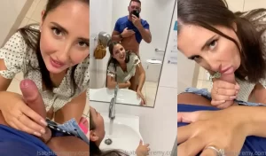 Isabelle Eleanore | Sneaky Sex In Public Bathroom