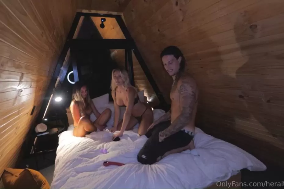 Rebecca McLeod Threesome In A Cabin Video Leaked