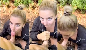 Sharna Beckman | POV Outdoor Blowjob