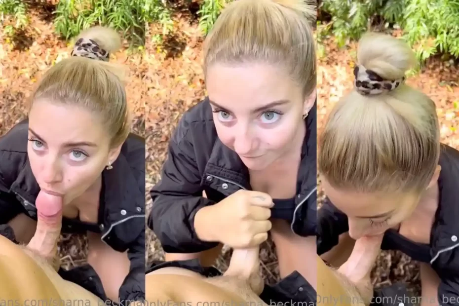 Sharna Beckman | POV Outdoor Blowjob