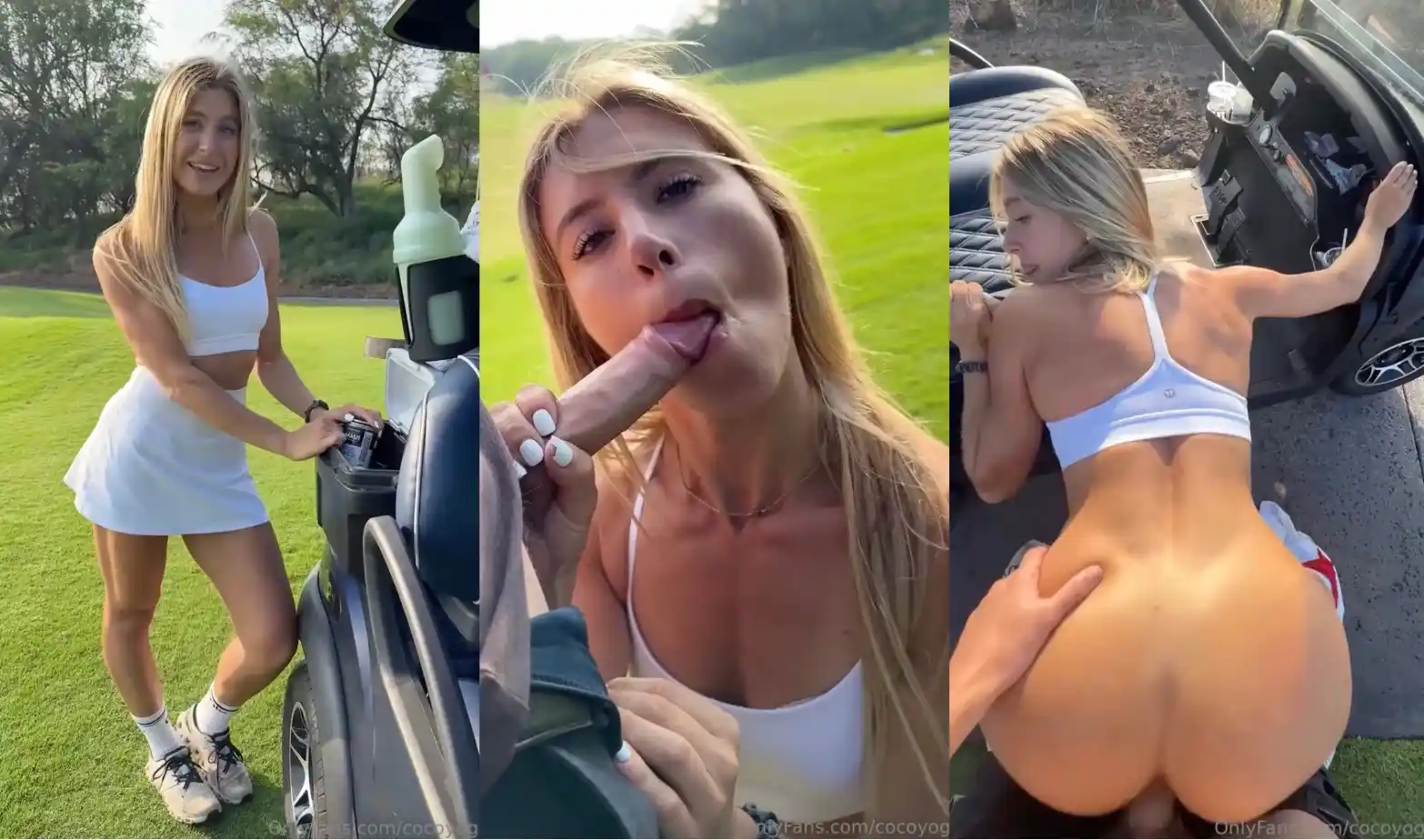 Cocoyogi Gets Fucked By A Stranger At The Golf Course