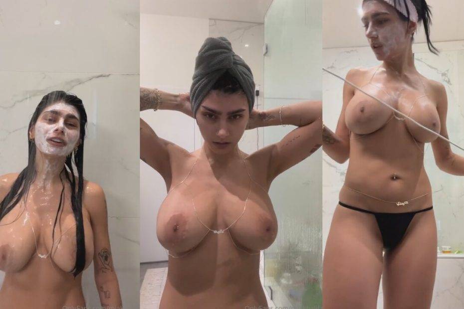 Mia Khalifa Facial Routine Video Leaked