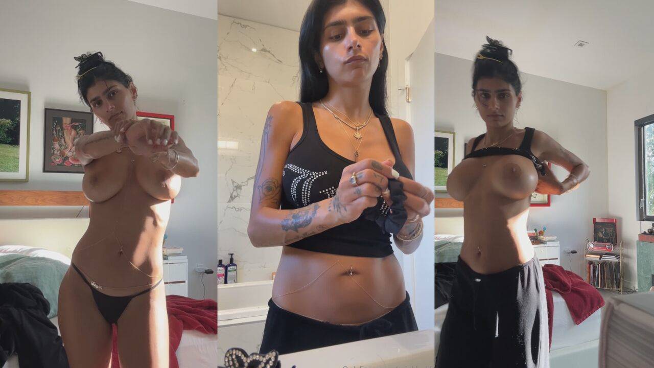 Mia Khalifa Changing Clothes Video Leaked